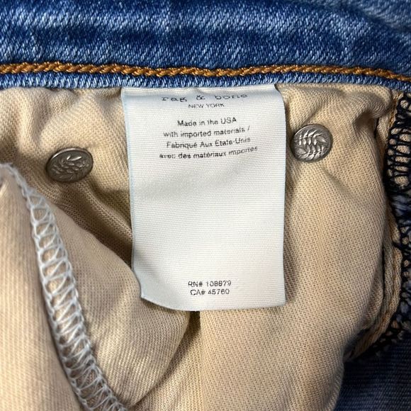 Rag & Bone Cate Mid Rise Ankle Skinny Jeans - Picture 10 of 10